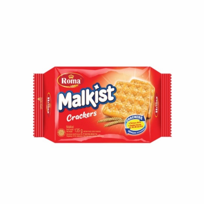 

4eh Roma Malkist Crackers Manis 135Gram 135 Gram 60Jhh
