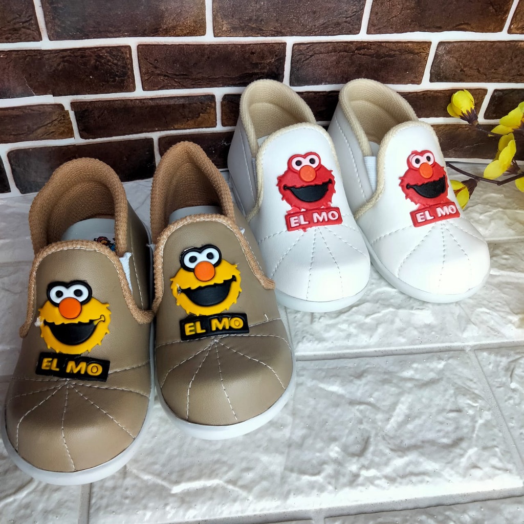 mandirishoesstore-SEPATU ANAK SNEAKER ELMO BUNYI UNTUK USIA 1 2 TAHUN CAY43