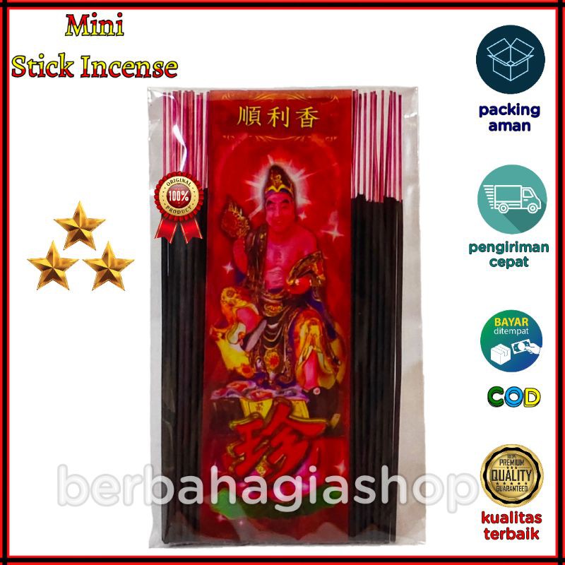 Hio Dupa Warna Hitam Wangi Thousand Flowers Mini Premium Stick Incense