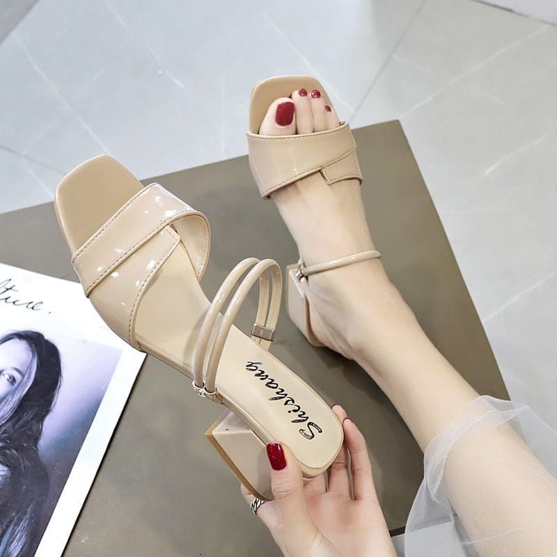 Sandal Hak Tahu Wanita/Sandal heels hak tahu wanita terbaru/hak tahu wanita