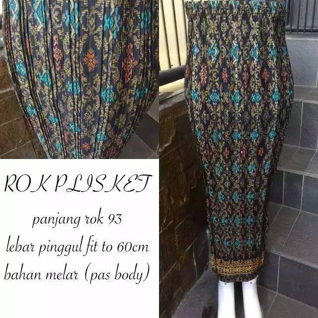 MOTIF LENGKAP!!! Rok plisket batik modern / rok serut batik / rok rempel kondangan / bawahan batik