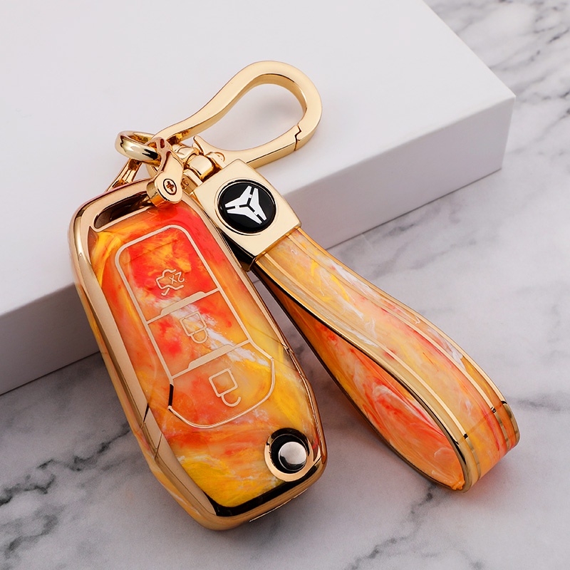 Casing Kunci Remote Mobil Untuk Ford Focus 3 4 ST Mondeo 5 MK5 Mustang F-150 Explorer Edge Fiesta Kuga MK3