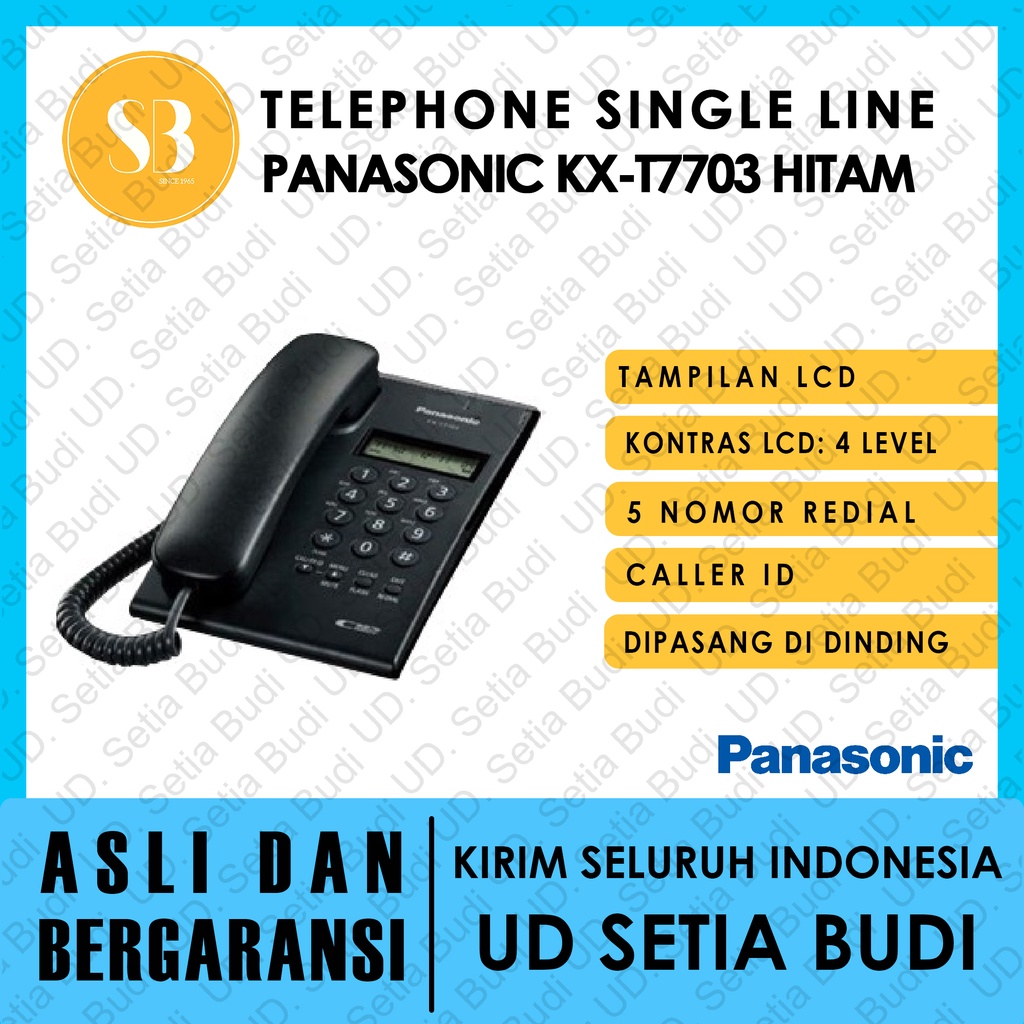 Telephone Kabel / Single Line Panasonic KX-T7703