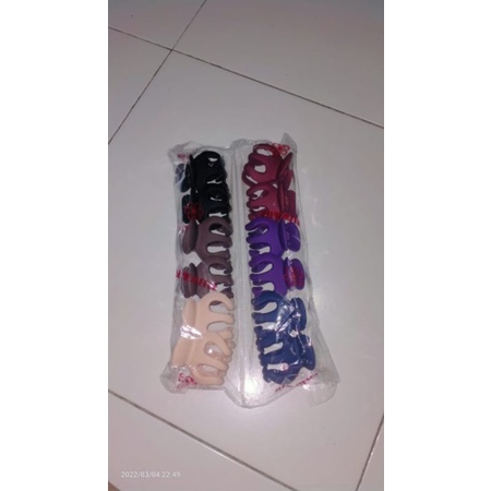 Jepit jedai doff 5cm cakar 3 import selusin Jepitan Rambut Jedai isi 12 pcs