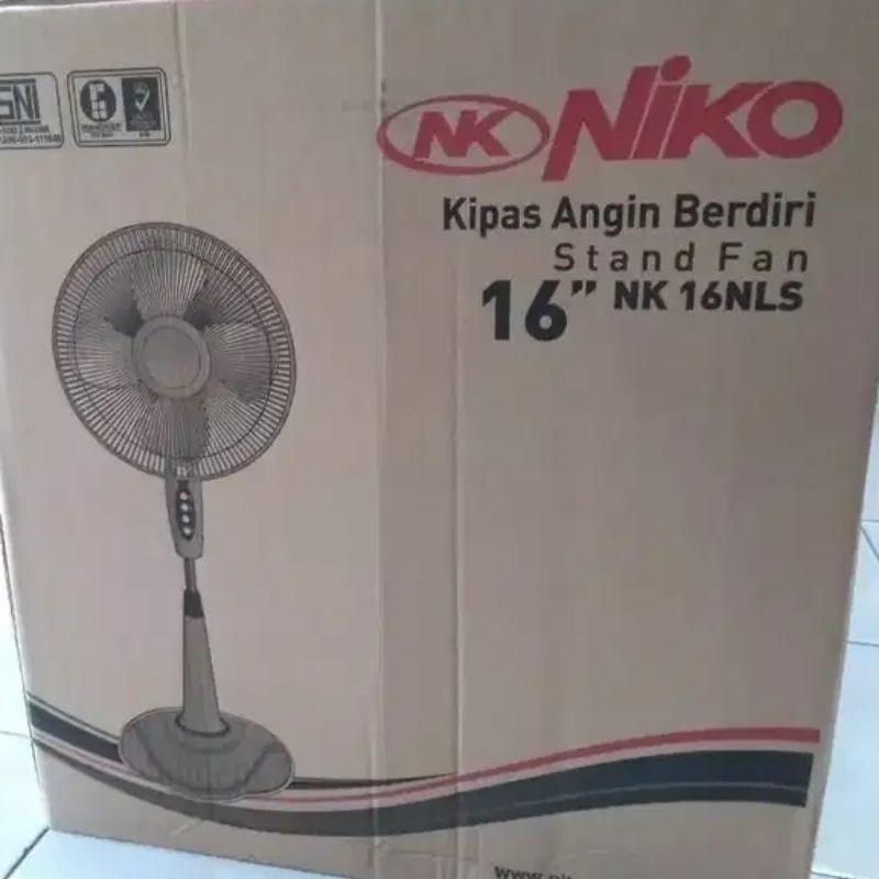 Niko Kipas Angin Berdiri 16&quot; / Stand Fan 16 Inch Kaki Segi NK-16NLS