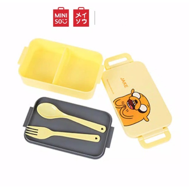 MINISO Adventure Time - Kotak Bento Kotak Portable yang Sederhana