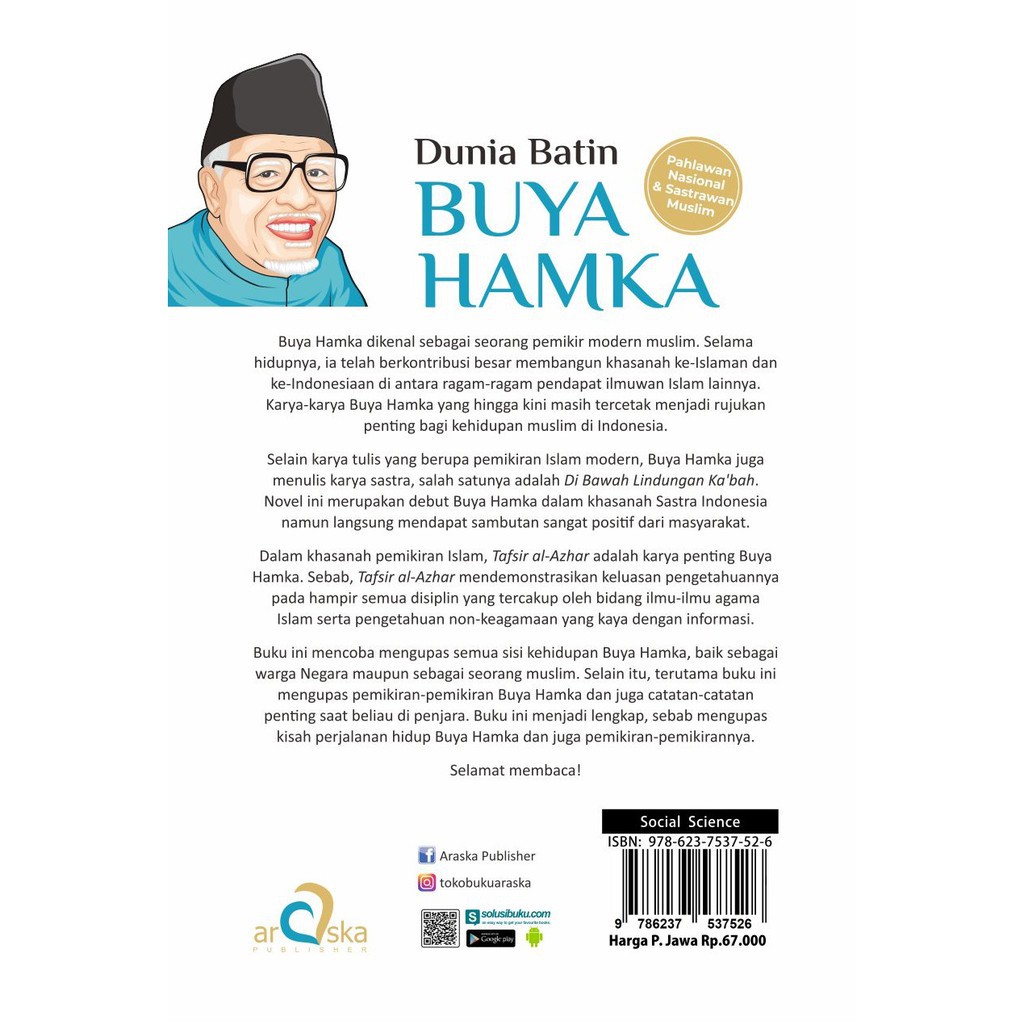 BUKU DUNIA BATIN BUYA HAMKA: KISAH DAN CATATAN-CATATAN DI BALIK PENJARA