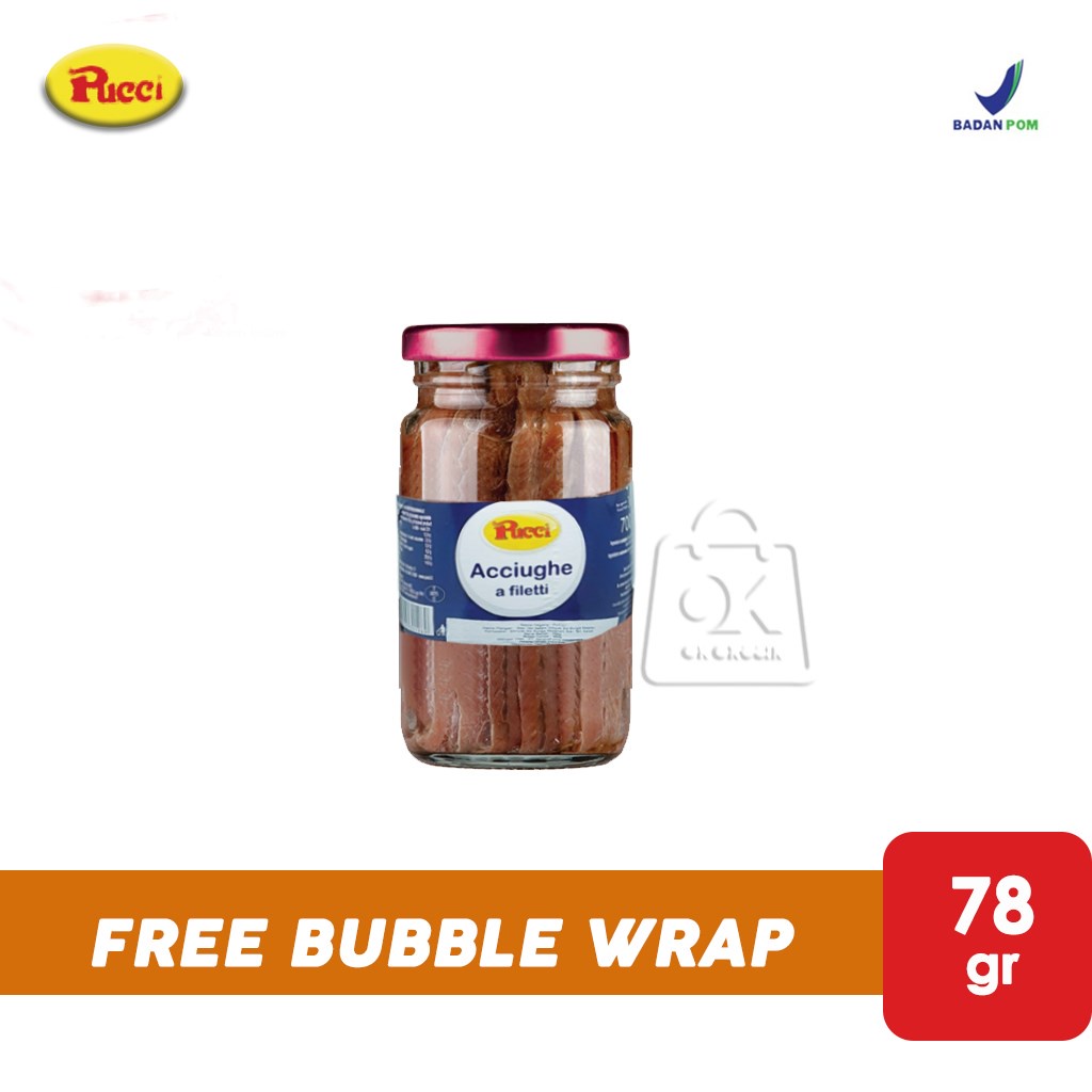 

Ikan Teri Fillet Puci / Pucci Fillets Ancovy in Oil (botol kaca 78gr )