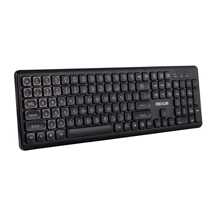 Rexus KM8 Keyboard Mouse Wireless Combo Paket Office