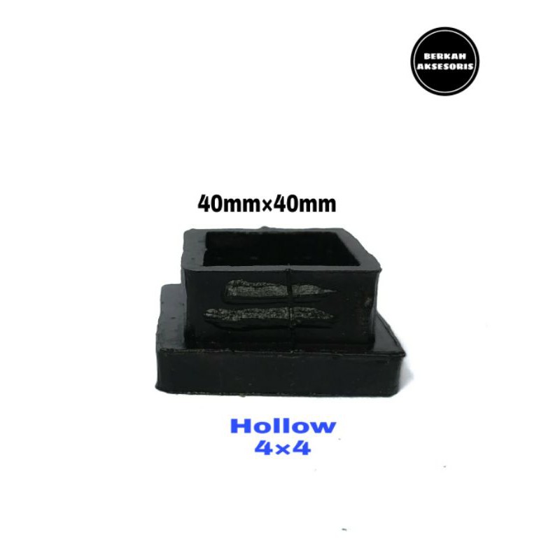 Kaki Plastik Holo Hollow Kotak untuk Alas Meja dan Kursi 40mm × 40 mm