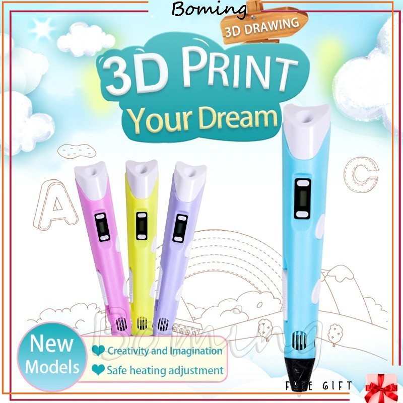 2020 NEW 3D Printing 3D Printer Arts Pen Making Doodle Arts &amp; Crafts USB Cable