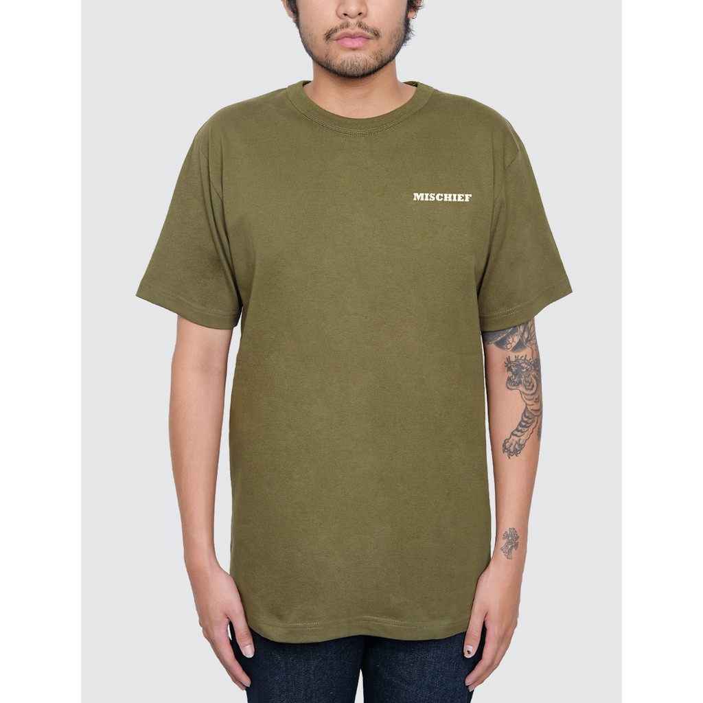 Mischief Denim - Tshirt IL Eagle (Olive) - The Iron Label