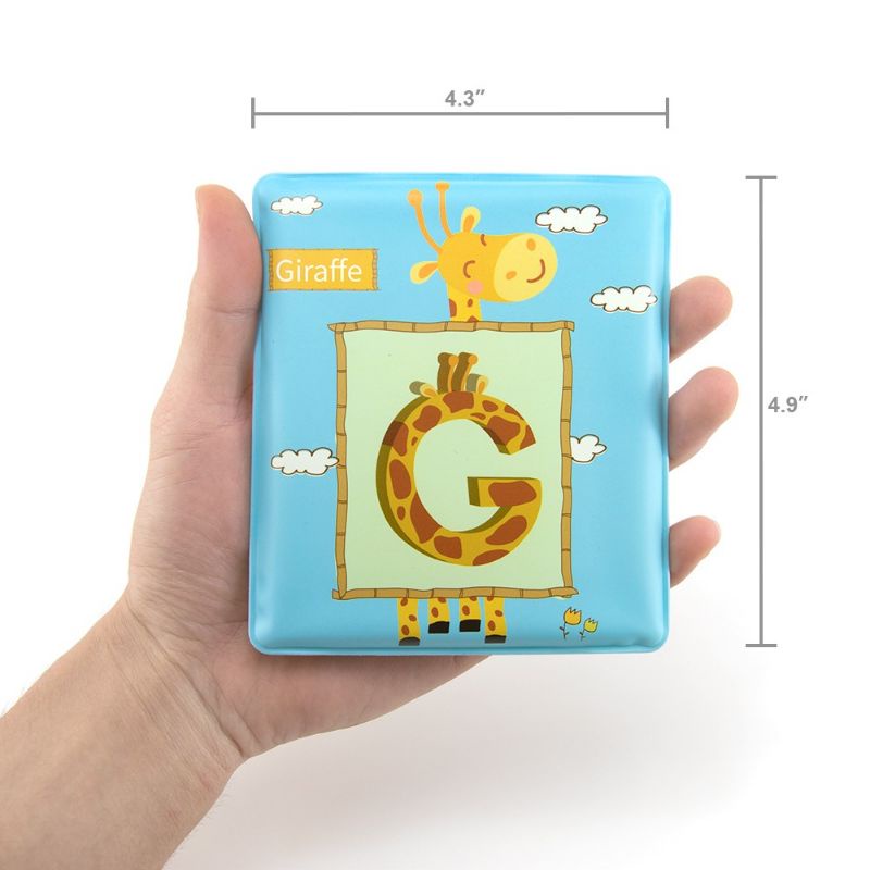 Mainan Edukasi Bayi Flash Card Kartu Pintar Alphabet Mainan Mandi Anak Bath Book Soft Cards TEYTOY Baby Toys Infant Bath Toy, ABC Alphabet Cards Waterproof Early Learning Educational Toy Buku Bantal Mainan Mandi Anti Air Kado Ultah Ulang Tahun Anak