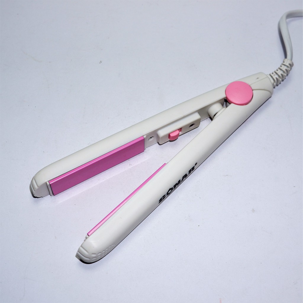 Alat Catok Catokan Rambut Mini Murah Sonar SN-228 Hair Straightener Iron For Travelling