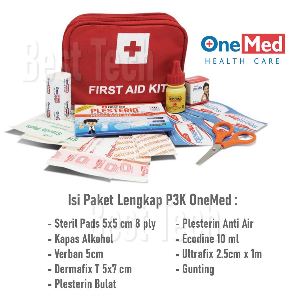 P3K First Aid Kit OneMed Tas P3K Pertolongan Pertama Beserta isi Lengkap