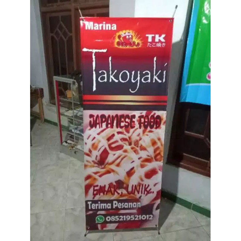 PAKET X-BANNER 60X160cm (FREE DESIGN)