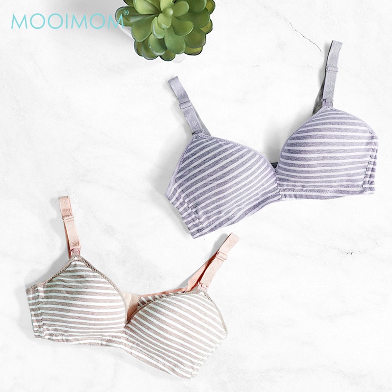 MOOIMOM STRIPE MATERNITY & NURSING BRA / BRA HAMIL & MENYUSUI