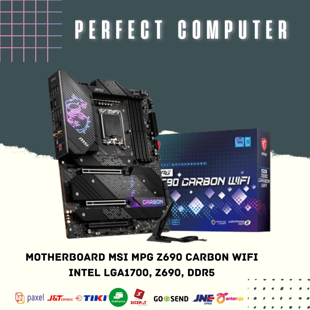 Motherboard MSI MPG Z690 CARBON WIFI Intel LGA1700, Z690, DDR5