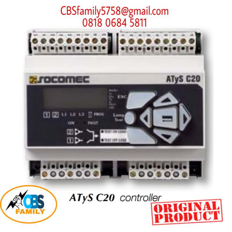 controller relay tipe ATyS C30 SOCOMEC