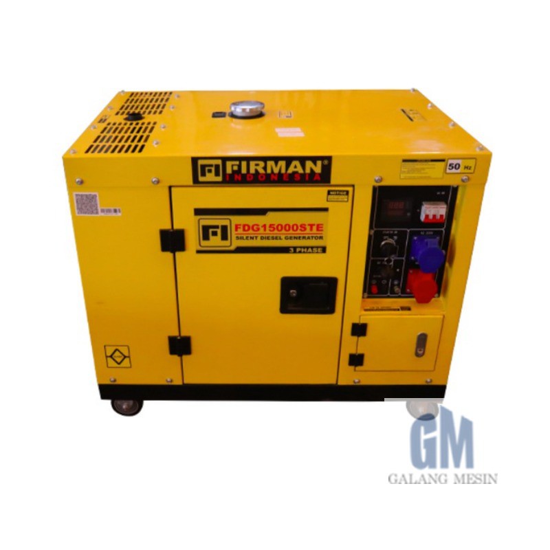 FIRMAN Genset Diesel Silent FDG15000STE 8000 Watt 3 Phase Silent Diesel Generator FDG 15000 STE 8kW