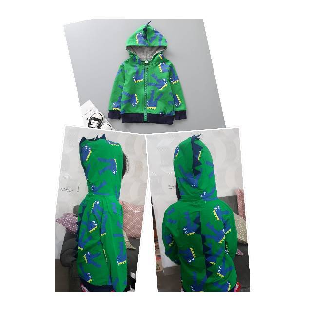 Hoodie Jacket Green Crocodile - JA207A