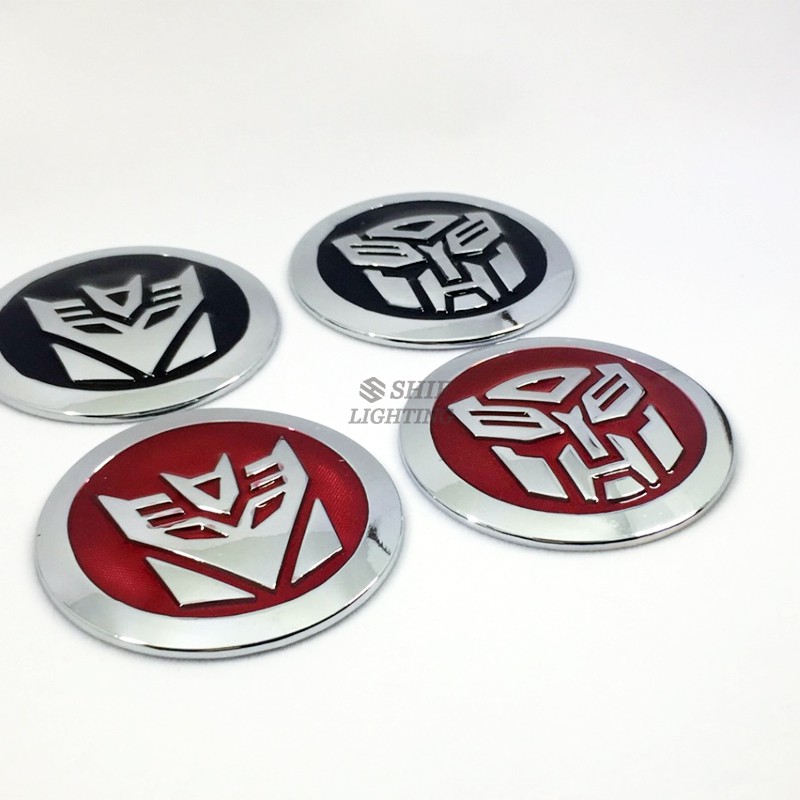 1Pc Stiker Emblem Metal 3D 65mm Untuk Mobil / Truk