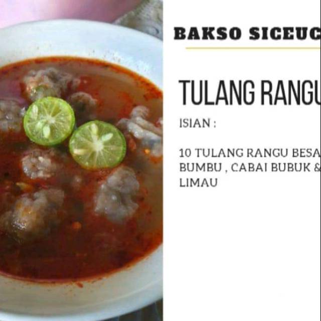 

Bakso Aci siceuceu tulang rangu