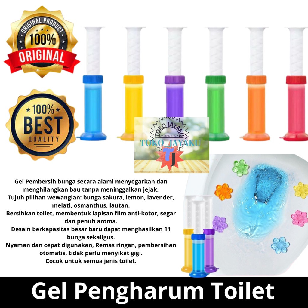 TJ Gel Toilet Pengharum Pembersih Closet Gel Pengharum Closet Perlengkapan Kamar Mandi Gel Perawatan