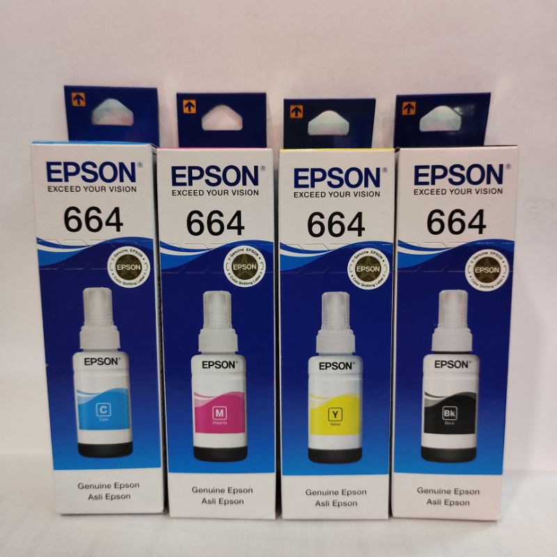 Tinta Epson 664 Black Tinta Epson 664 Hitam Original 100%