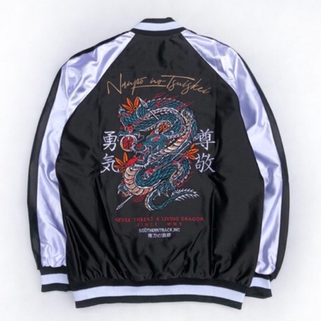 SOUTHERNTRACK SUKAJAN JACKET- NAMPO BLACK DRAGON