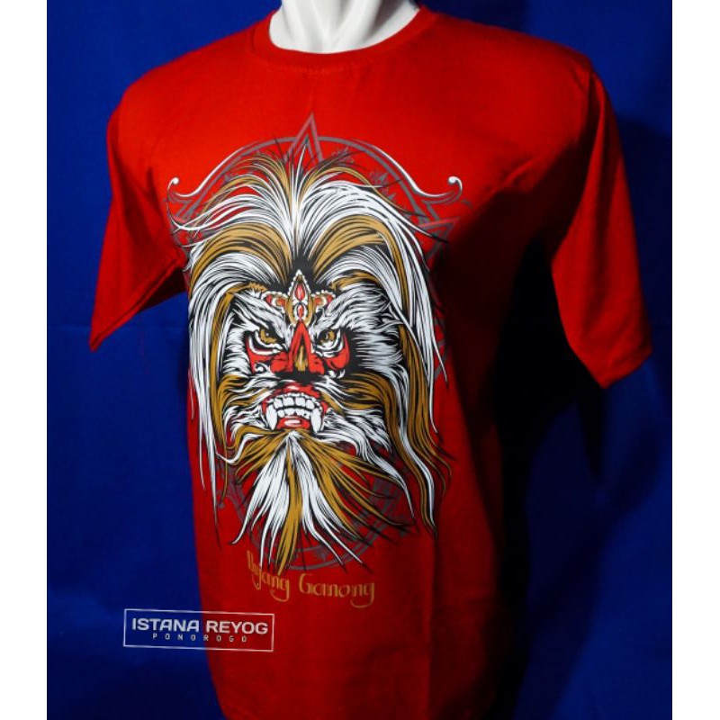 KAOS BUDAYA BUJANGGANONG MERAH PONOROGO JIEGEX/JEGEX. BGF001M