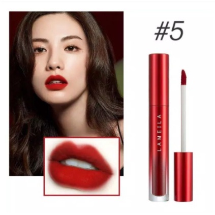 GIRLSNEED77 LAMEILA 2026 LIP GLOSS JUST RED EDITION - Lipstik Lipstick Lip Glaze Matte Murah Medan Lipcream Lameila Girlsneed Grosir Ecer