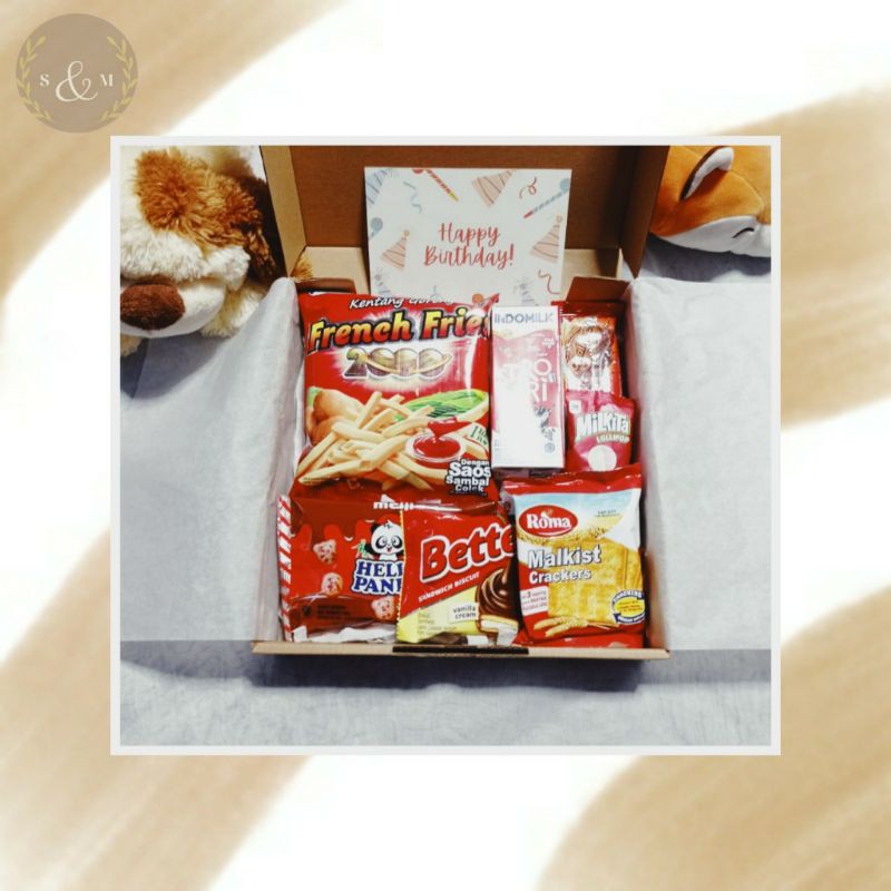 

[ TERMURAH! ] M SNACK BOX HADIAH WISUDA, ULANG TAHUN, DLL