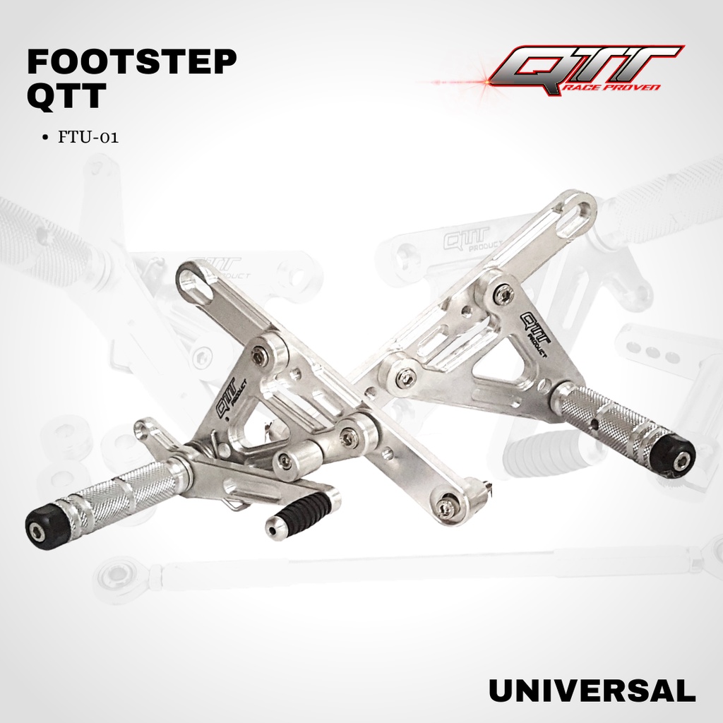 Footstep underboand QTT JUPITER RXKING F1ZR universal almunium FTU-01