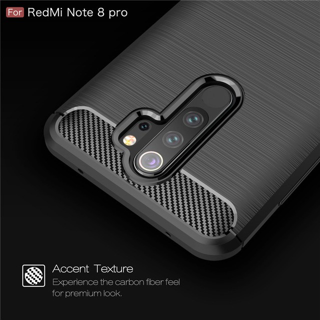 Case Xiaomi Redmi Note 8 Pro Ultra Slim Ipaky Carbon Premium Softcase Casing