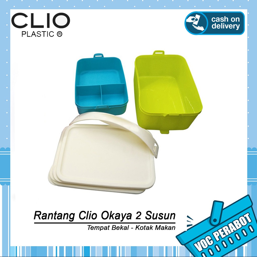 Rantang Susun Kotak Makan Tempat Bekal Tempat Penyimpanan Rantang susun plastik Tempat Makan susun