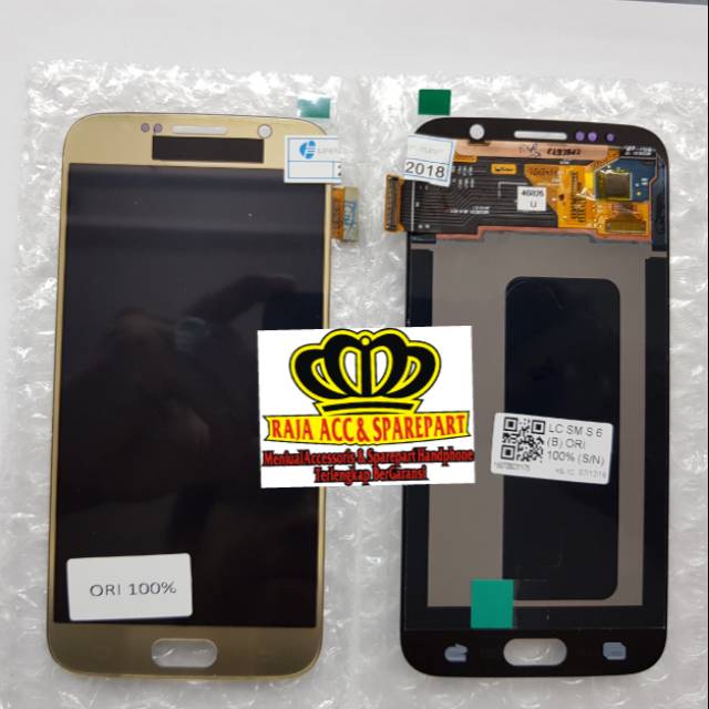 LCD + TOUCHSCREEN SAMSUNG GALAXY S6 ORI 100% BERGARANSI