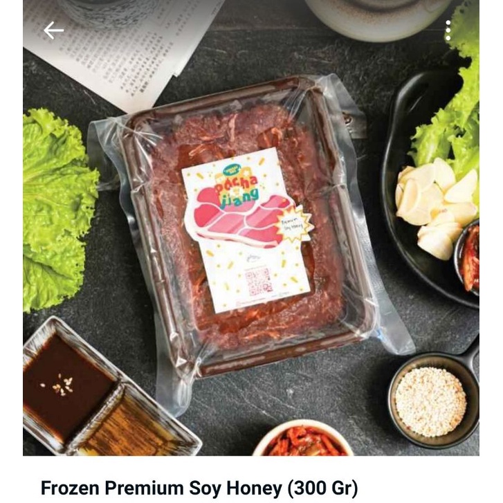 Pochajjang FROZEN premium daging beef 300gr BBQ korean siap masak