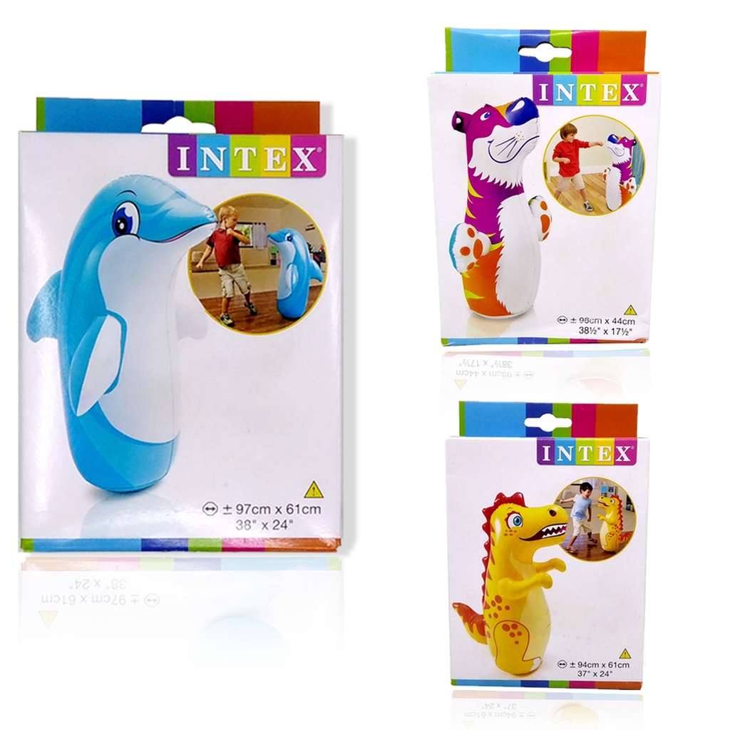 Intex Samsak Animal Bop Bags Mainan Anak Balon Tinju