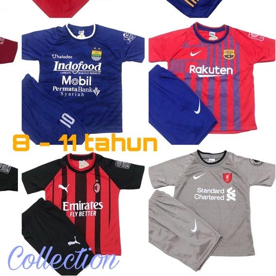 ♔ / BAJU BOLA ANAK 8 - 11 TAHUN / SETELAN BAJU BOLA ANAK TERBARU 2021 / SET BAJU BOLA ANAK LAKI LAKI