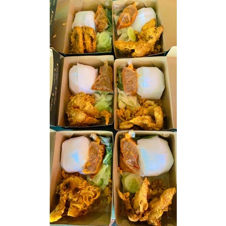 

Nasi Boxs Ayam Kremes Kawasan