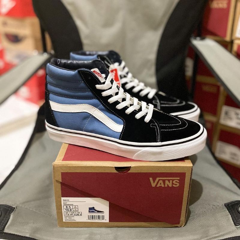 VANS ORIGINAL SK8 HI NAVY/WHITE