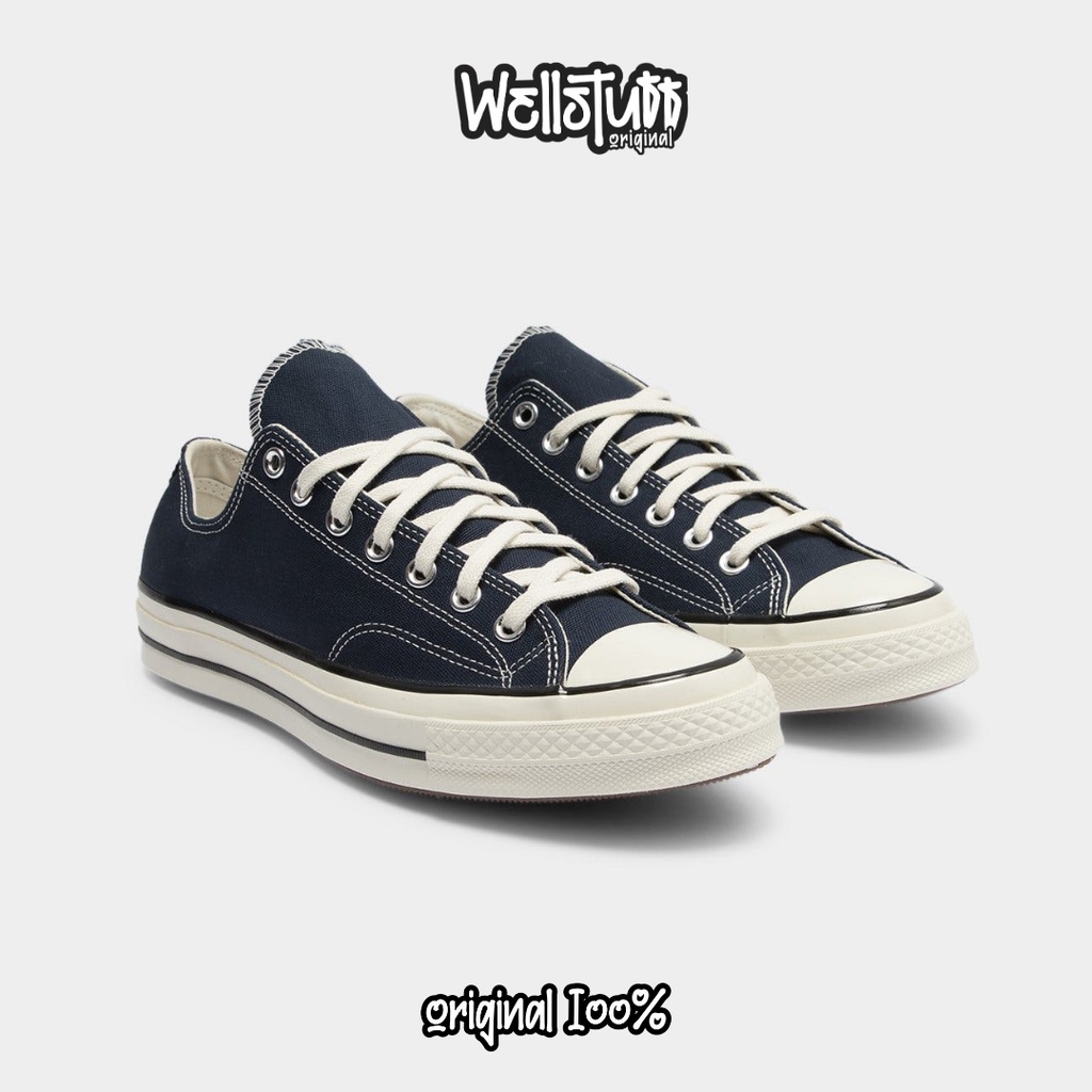 SEPATU PRIA CONVERSE 70S ORIGINAL OX OBSIDIAN BLUE 100%