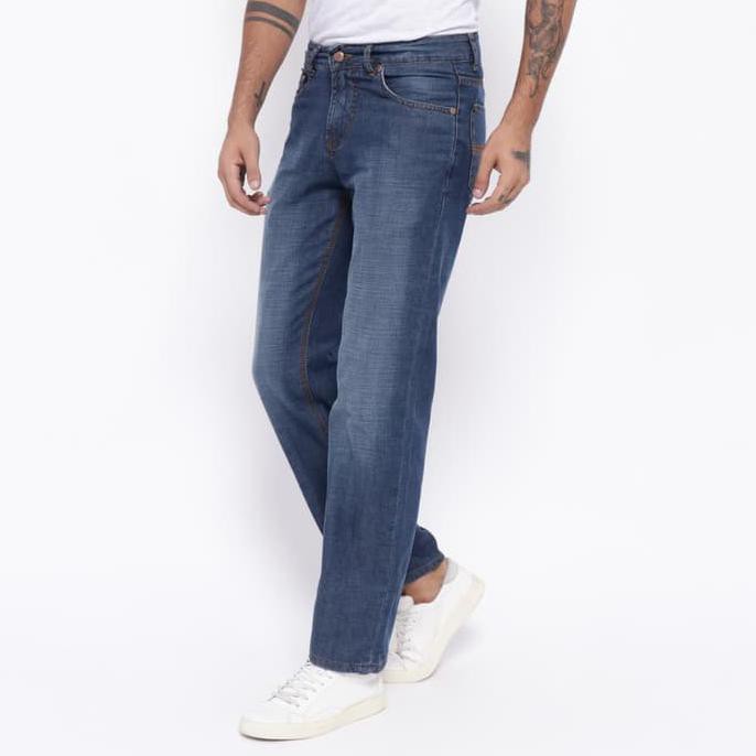 New Product Edwin Celana Jeans Edw-11-Indigo Regular Fit Pria Panjang Biru Jeans Free Ongkir