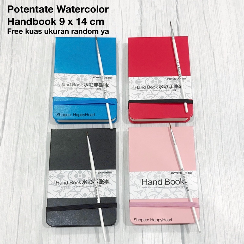

Potentate 90x140mm Watercolor Handbook Hand Book