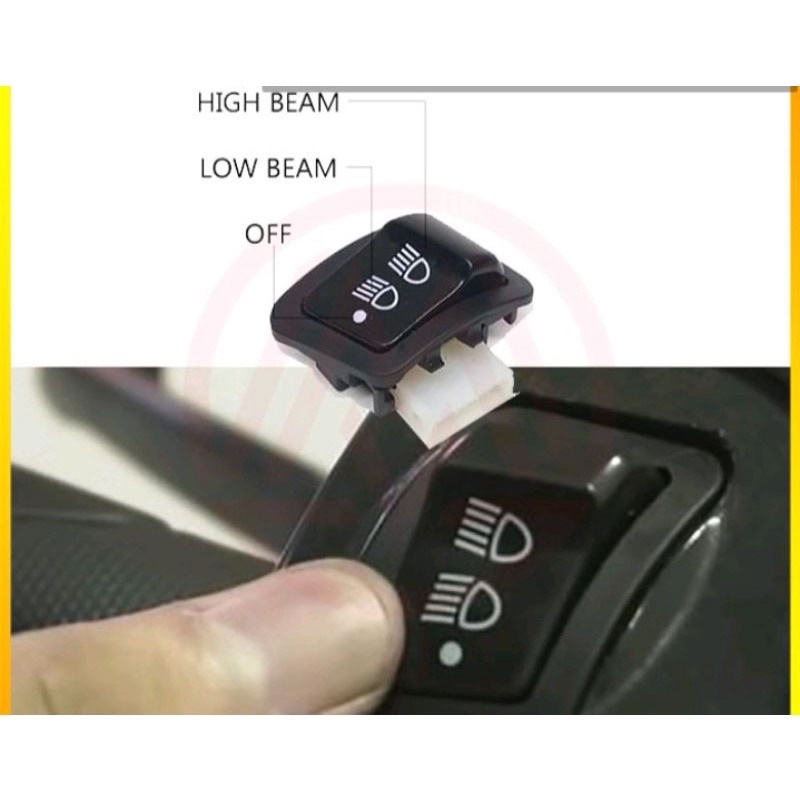 SAKLAR LAMPU MOTOR 3 MODE JAUH DEKET MATI