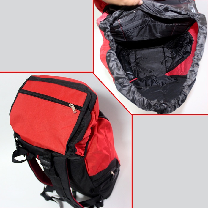 Tas Gunung Keril 50 Liter Carrier Pria Murah Ransel Gendong Cowok Camping Besar Kemping Hiking Laki laki 40 Liter North Face