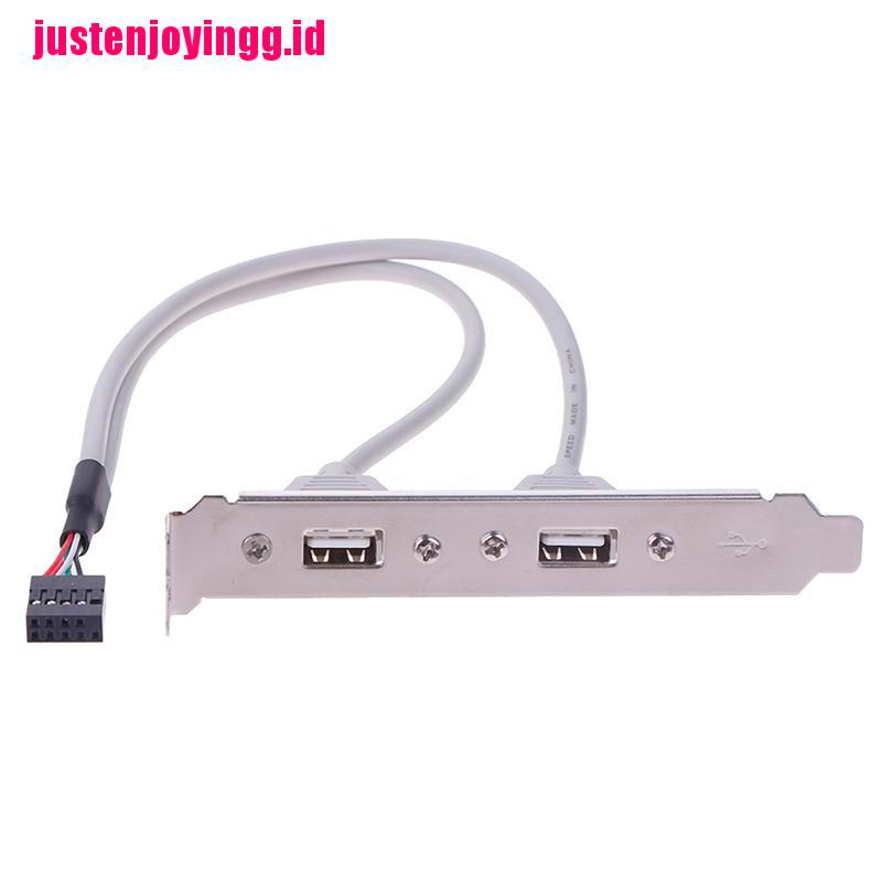 1 Pc Bracket Expansion Panel Belakang 2 Port USB 2.0 Untuk Motherboard Header