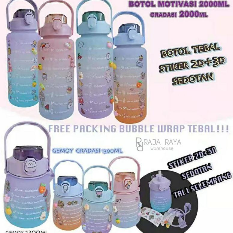 [RR] BOTOL MINUM VIRAL 2000ML 2L 2 LITER BOTOL MINUM 2L 2000ML 2 LITER BOTOL VIRAL BOTOL MINUM KOREA
