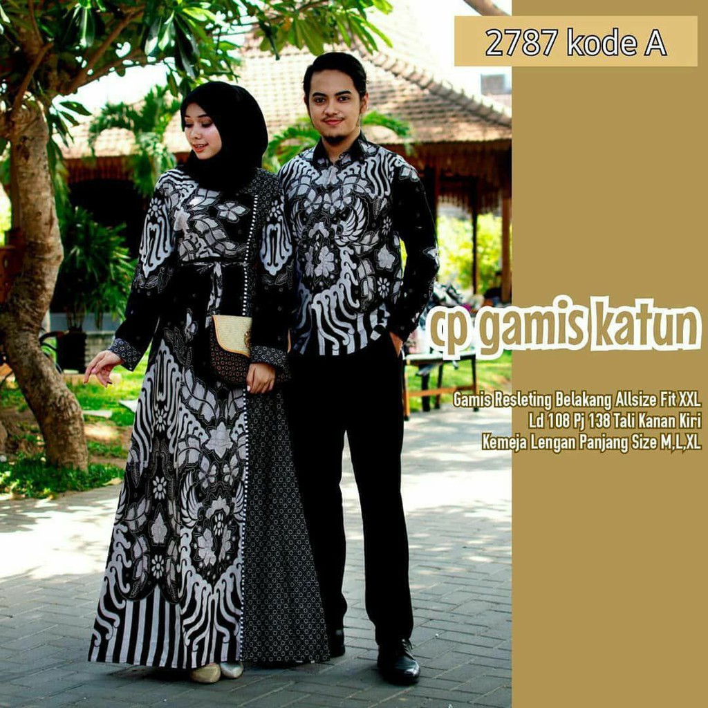 couple gamis katun